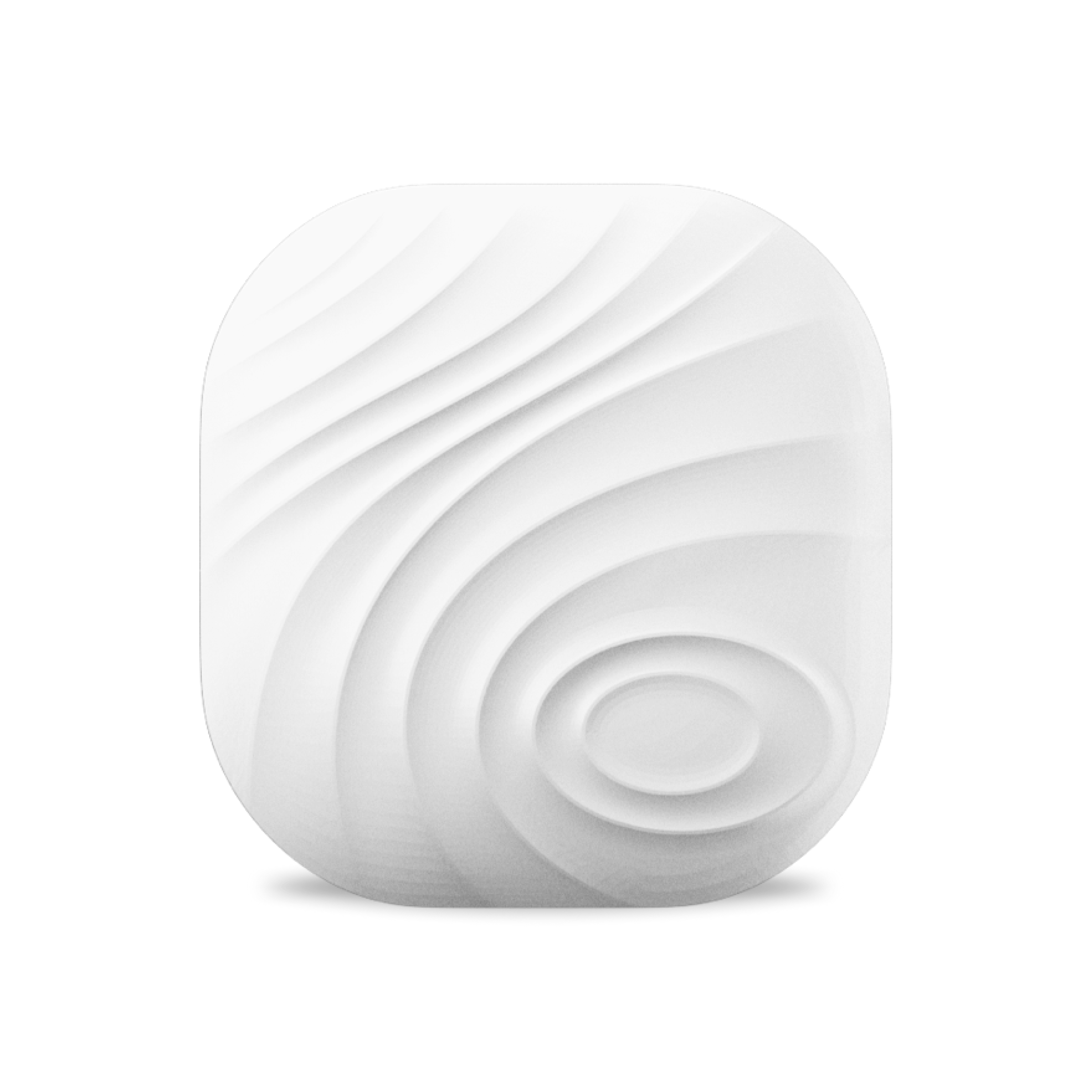 Reeder Reemark Takip Cihazı Beyaz, minimalist tasarıma sahip akıllı takip cihazı.