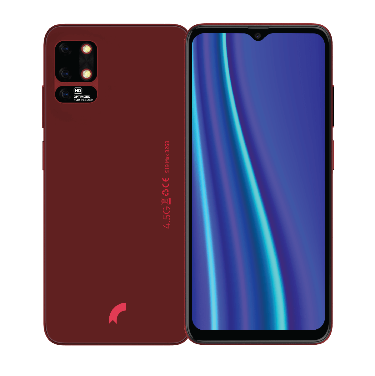 Reeder S19 Max 32 GB Bordo