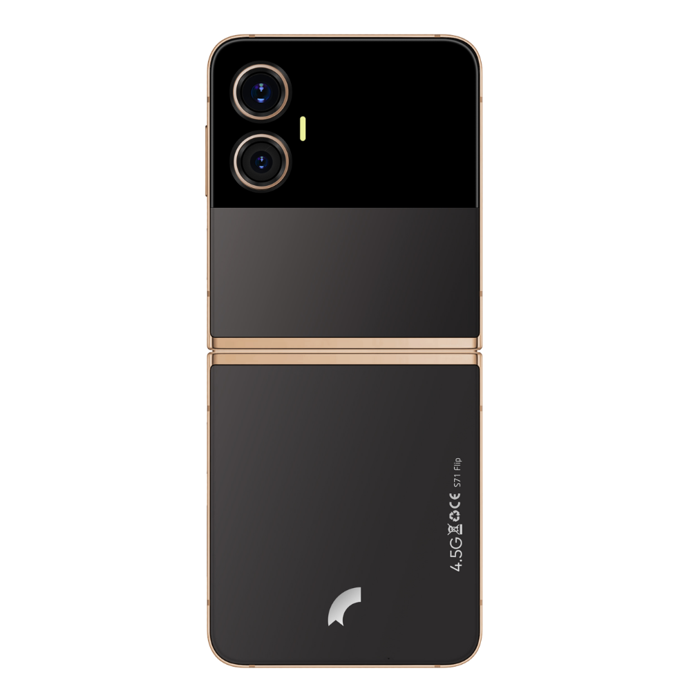 Reeder S71 Flip Katlanabilir Cep Telefonu Gold