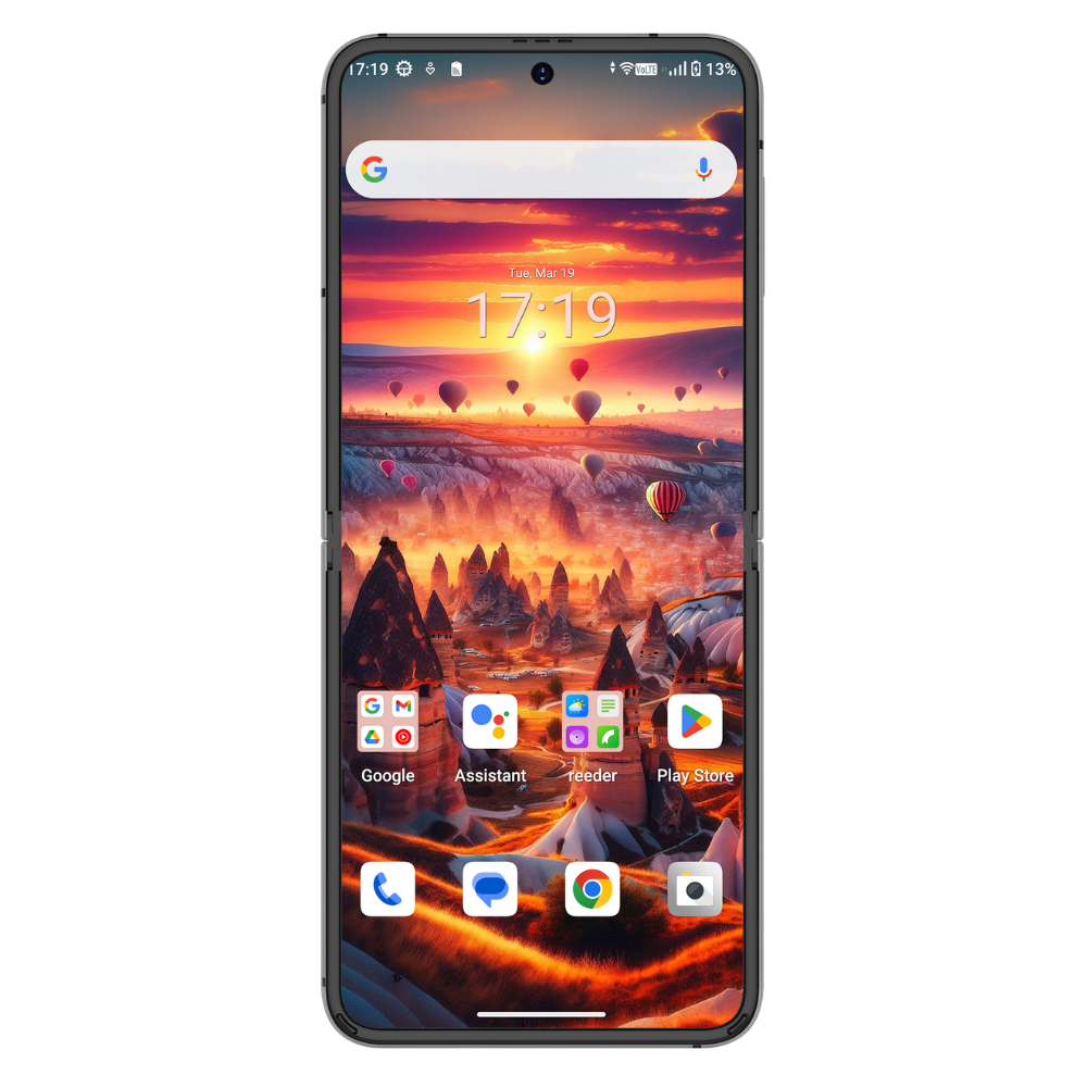 Reeder S71 Flip Katlanabilir Cep Telefonu Gri