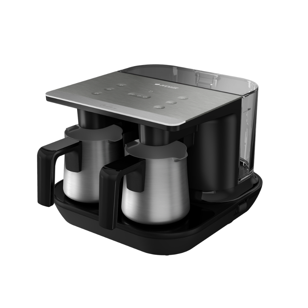 Arçelik TKM 9961 G Telve Gri İkili Türk Kahve Makinesi