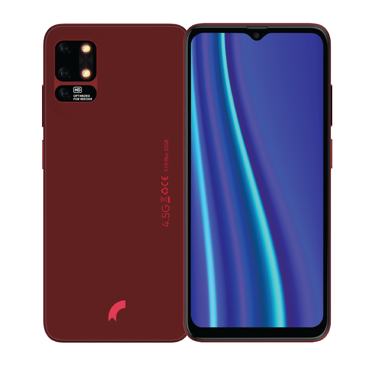 Reeder S19 Max 32 GB Bordo